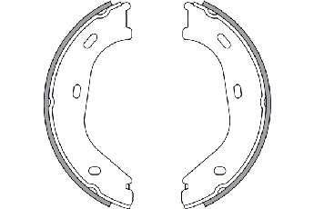 Комплект тормозных колодок, стояночная тормозная система