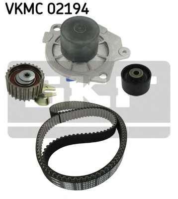 SKF, VKMC 02194, Комплект (ремінь+ролик+помпа)