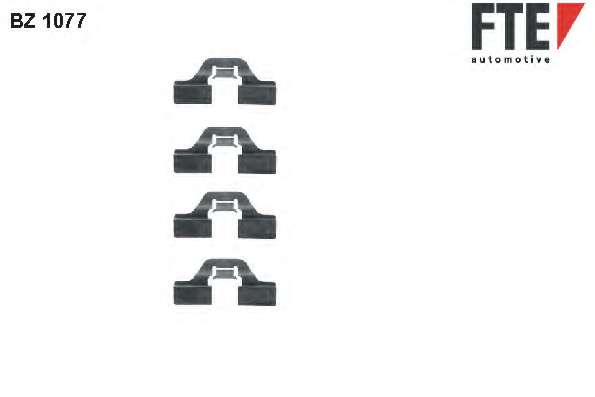 Комплектующие, колодки дискового тормоза