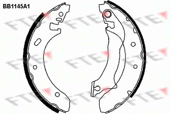Комплект тормозных колодок