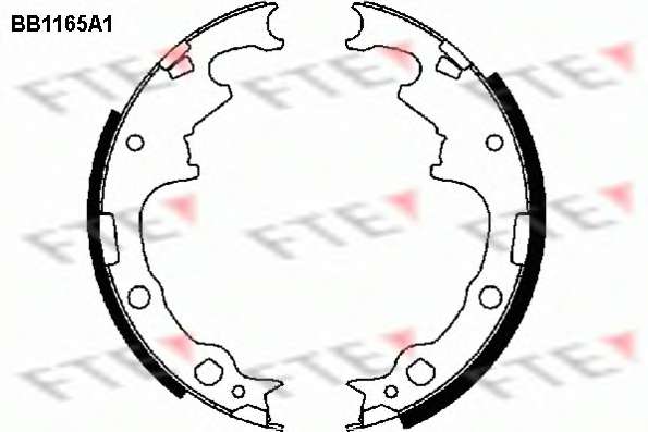 Комплект тормозных колодок