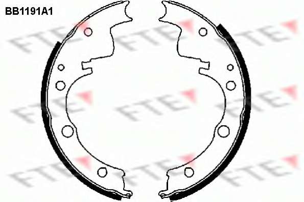 Комплект тормозных колодок