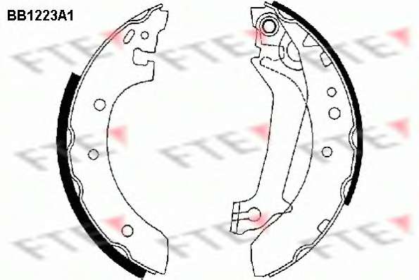 Комплект тормозных колодок