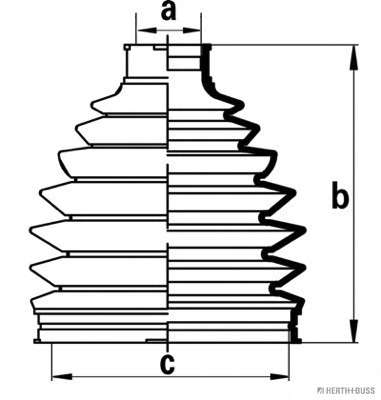 Комплект пылника, приводной вал