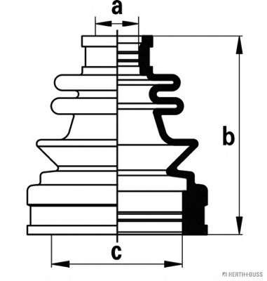 Комплект пылника, приводной вал