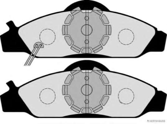Комплект тормозных колодок, дисковый тормоз