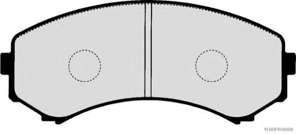 Комплект тормозных колодок, дисковый тормоз