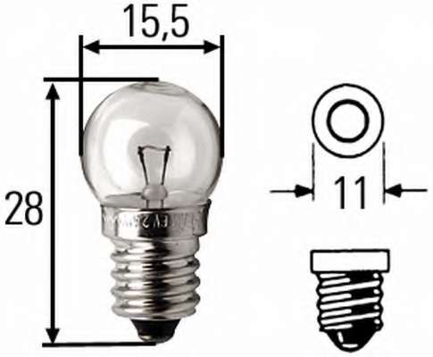 Лампа накаливания, фонарь указателя поворота; Лампа накаливания; Лампа накаливания, фонарь указателя поворота