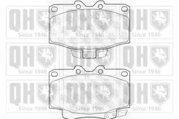 Комплект тормозных колодок, дисковый тормоз