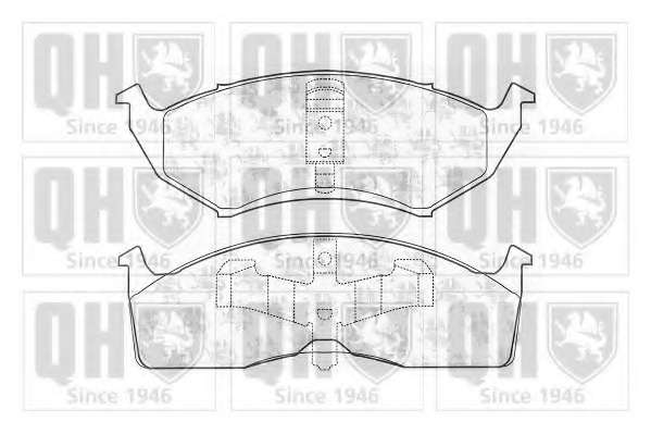Комплект тормозных колодок, дисковый тормоз
