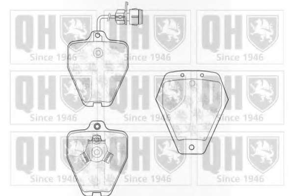 Комплект тормозных колодок, дисковый тормоз