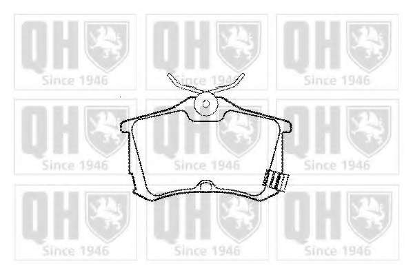 Комплект тормозных колодок, дисковый тормоз