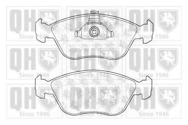 Комплект тормозных колодок, дисковый тормоз
