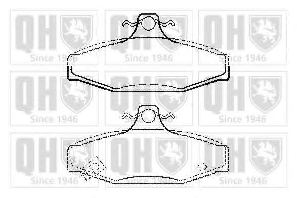 Комплект тормозных колодок, дисковый тормоз