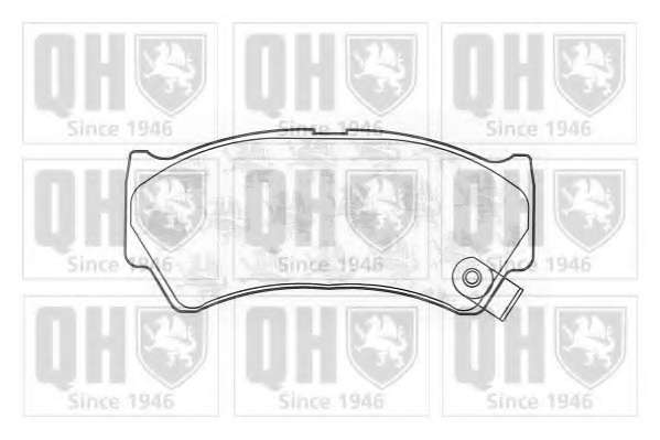 Комплект тормозных колодок, дисковый тормоз