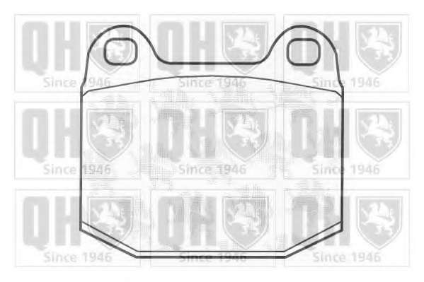 Комплект тормозных колодок, дисковый тормоз