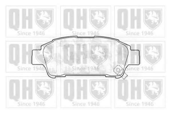 Комплект тормозных колодок, дисковый тормоз