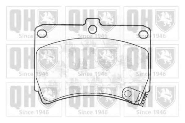Комплект тормозных колодок, дисковый тормоз