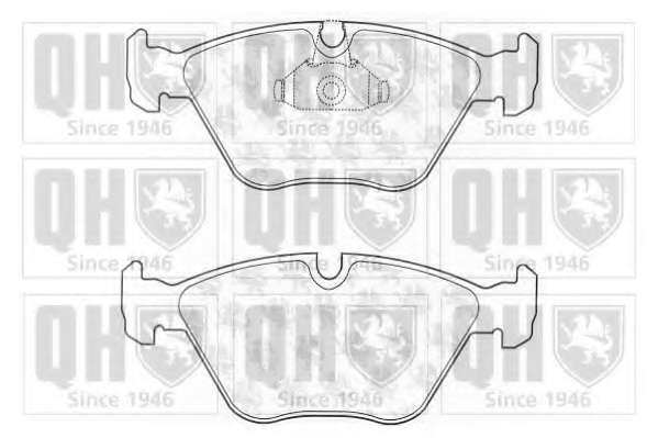 Комплект тормозных колодок, дисковый тормоз