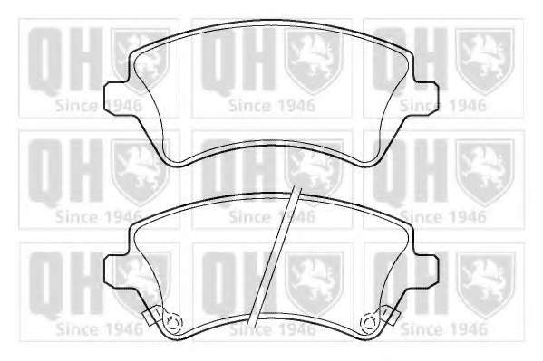 Комплект тормозных колодок, дисковый тормоз