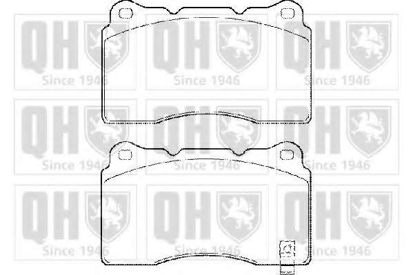 Комплект тормозных колодок, дисковый тормоз