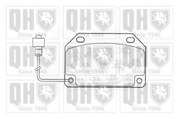 Комплект тормозных колодок, дисковый тормоз
