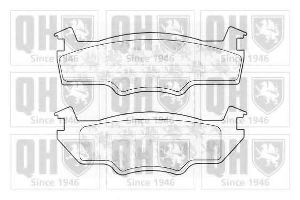 Комплект тормозных колодок, дисковый тормоз