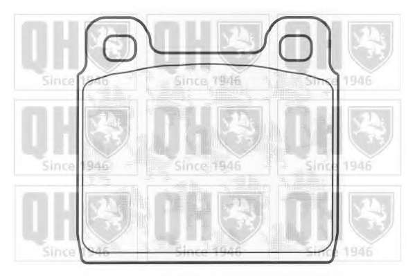 Комплект тормозных колодок, дисковый тормоз