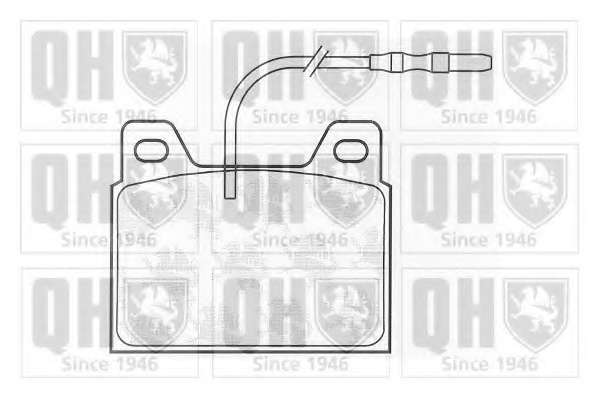Комплект тормозных колодок, дисковый тормоз