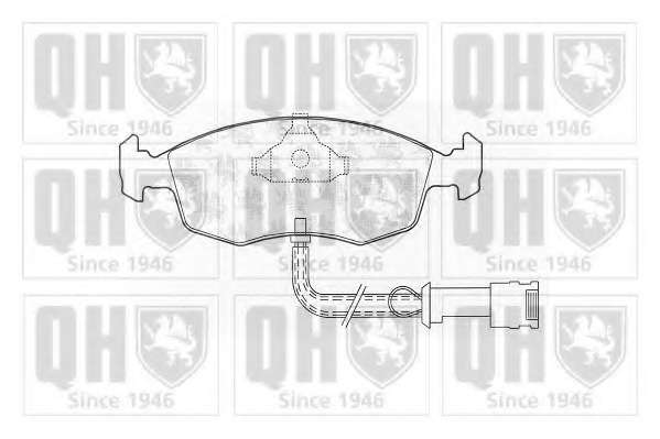 Комплект тормозных колодок, дисковый тормоз