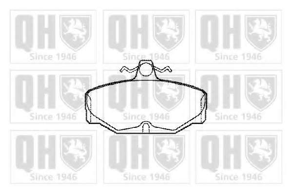 Комплект тормозных колодок, дисковый тормоз