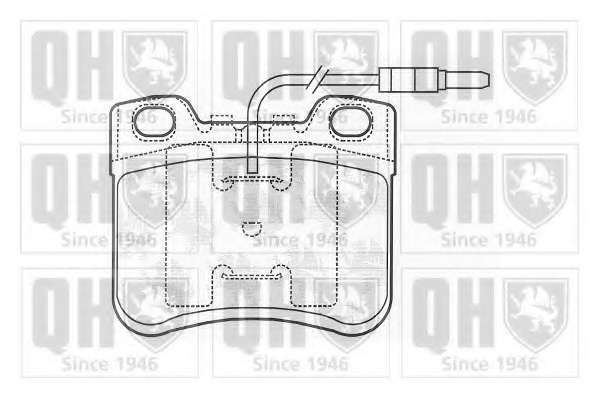 Комплект тормозных колодок, дисковый тормоз