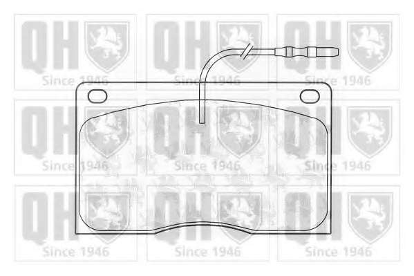 Комплект тормозных колодок, дисковый тормоз