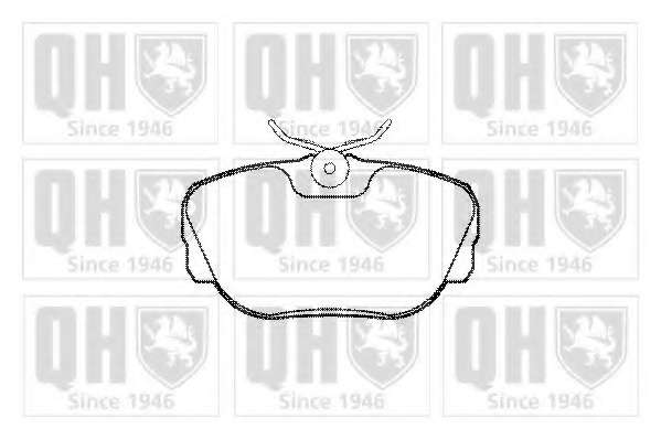Комплект тормозных колодок, дисковый тормоз