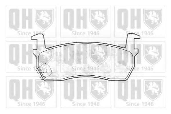 Комплект тормозных колодок, дисковый тормоз