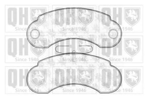 Комплект тормозных колодок, дисковый тормоз