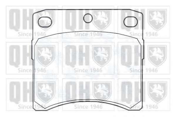 Комплект тормозных колодок, дисковый тормоз