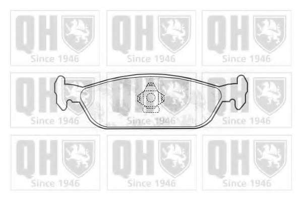 Комплект тормозных колодок, дисковый тормоз