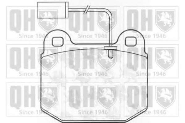 Комплект тормозных колодок, дисковый тормоз