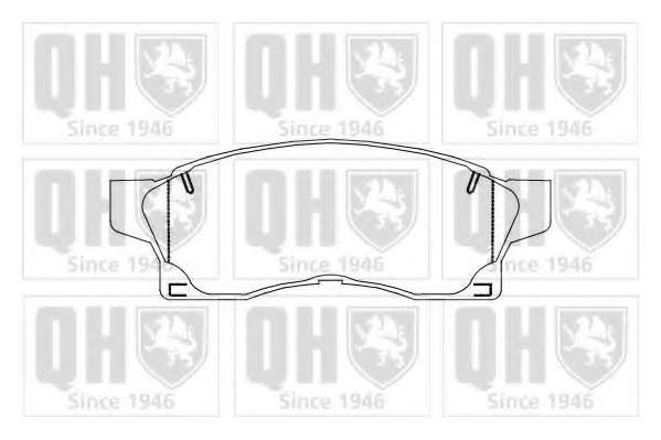 Комплект тормозных колодок, дисковый тормоз