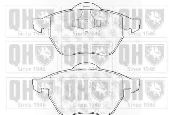 Комплект тормозных колодок, дисковый тормоз