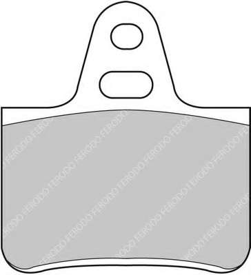 Комплект тормозных колодок, дисковый тормоз