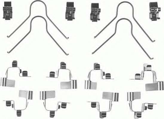 Комплектующие, колодки дискового тормоза