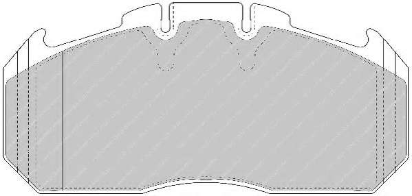 Комплект тормозных колодок, дисковый тормоз