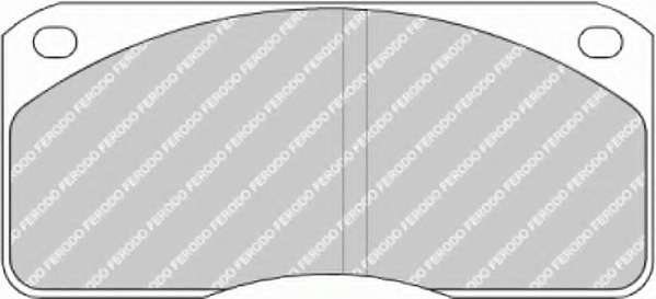 Комплект тормозных колодок, дисковый тормоз
