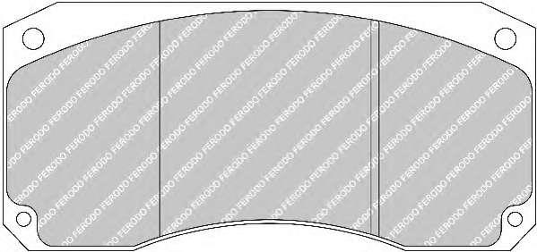Комплект тормозных колодок, дисковый тормоз
