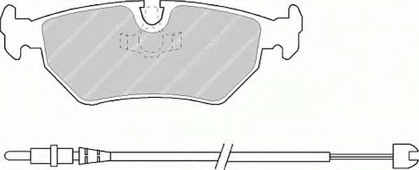 Комплект тормозных колодок, дисковый тормоз