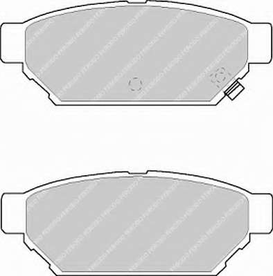 Комплект тормозных колодок, дисковый тормоз