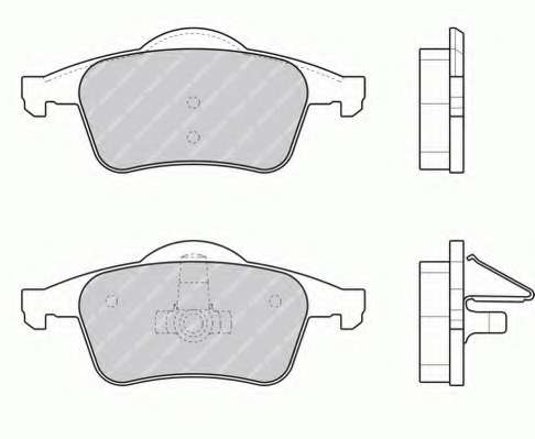 FERODO VOLVO гальмівні колодки задн.S60,S80,V70,XC70 Cross Country 98-