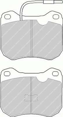 Комплект тормозных колодок, дисковый тормоз